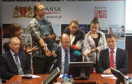 O starcie programu prezydent Adamowicz poinformowa na konferencji prasowej