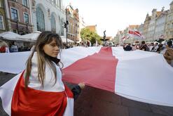  Marsz godności Białorusinów w drugą rocznicę sfałszowanych wyborów