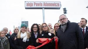  Aleja Pawła Adamowicza już przejezdna. Uroczyste otwarcie w rocznicę zamachu na prezydenta. WIDEO i ZDJĘCIA