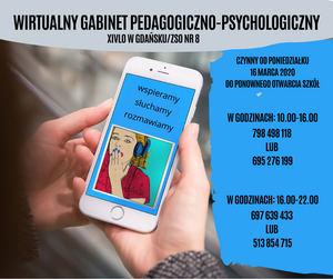  Wirtualny gabinet wsparcia psychologiczno-pedagogicznego dla uczniów, czyli telefon zaufania w czasie pandemii
