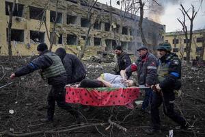  Mariupol - dramat trwa. Prezydent Ukrainy Wołodymyr Zełenski o zbombardowaniu szpitala i porodówki