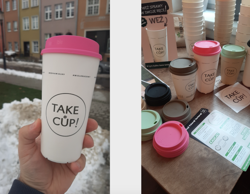  Kup kawę w Gdańsku, kubek oddaj w wybranym mieście. Kawiarnia Ciekawa łączy siły z Take!Cup 