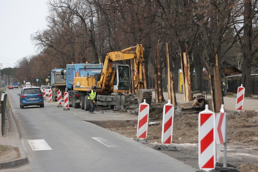  Modernizacja al. Hallera. Rozpoczęły się prace remontowe w kierunku Wrzeszcza. MAPA