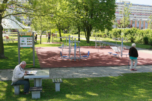Aktive Park na Przymorzu przy ul. Jagiellońskiej powstał dzięki Budżetowi Obywatelskiemu.
