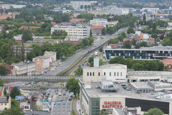 Rowerowa Metropolia chciałaby poprawy infrastruktury dla rowerzystów i pieszych w rejonie Galerii Bałtyckiej we Wrzeszczu.
