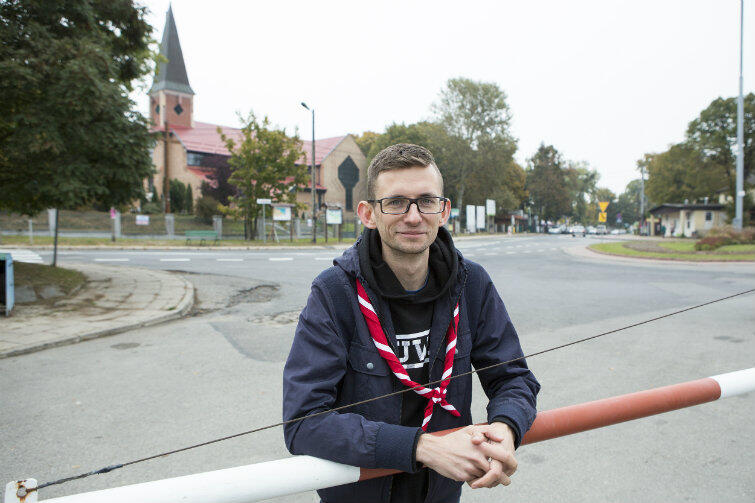 Harcmistrz ZHP Karol Gzyl w ekspresowym tempie odbył podróż na trasie Warszawa-Sobieszewo-Warszawa.
