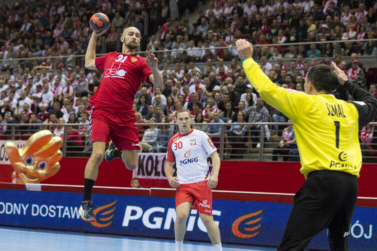 Sławomir Szmal, bramkarz reprezentacji Polski, został wybrany najlepszym zawodnikiem meczu z Rosją.
