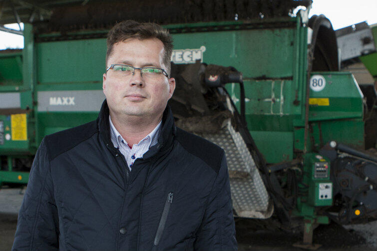 Maciej Jakubek: - Proces przerobu odpadów pozwoli odzyskać około 20 procent odpadów mokrych.