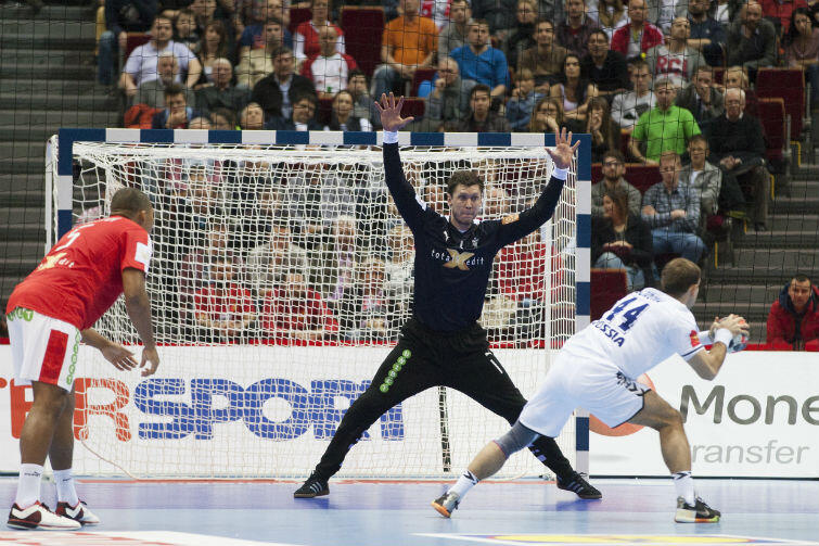 Niklas Landin, duński bramkarz, został uznany najlepszym zawodnikiem meczu Dania - Rosja