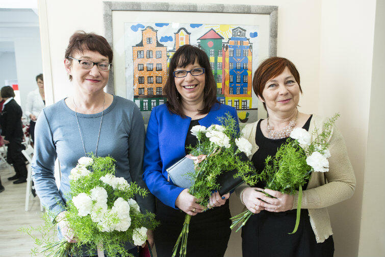 Od lewej: Regina Baryńska, Agnieszka Gawlińska-Puła i Danuta Wilińska.