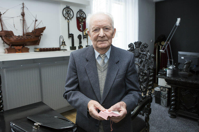 Pan Jan Dymarski 21 stycznia 2016 roku był gościem prezydenta Gdańska.