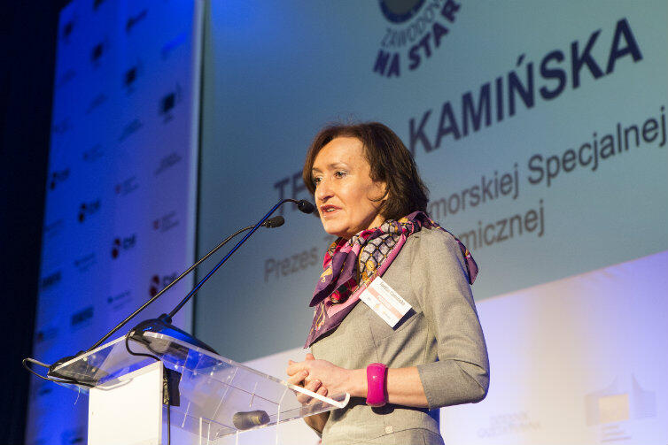 Teresa Kamińska, odwołana prezes Specjalnej Pomorskiej Strefy Ekonomicznej.