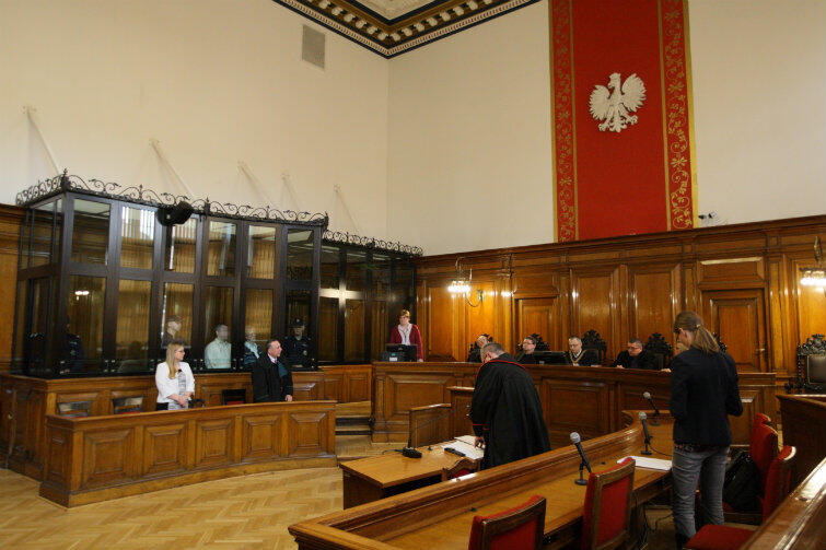 Na sali Sądu Okręgowego w Gdańsku.
