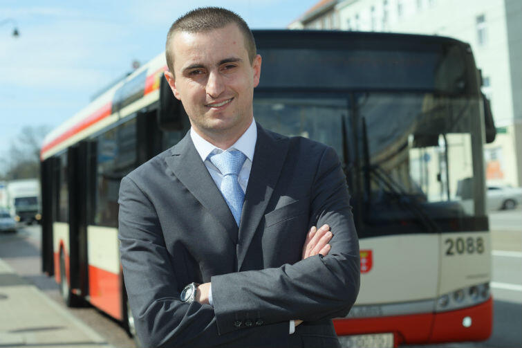 Arkadiusz Guenther od 10 lat jest kierowcą ZKM w Gdańsku.
