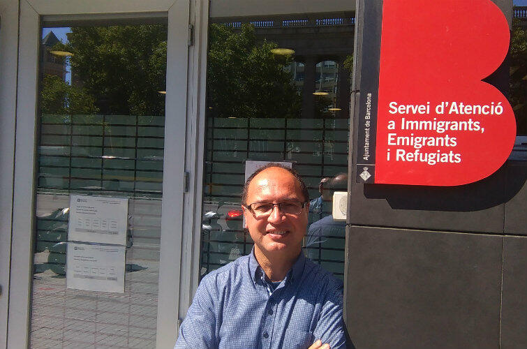 Ramon Sanahuja i Velez, dyrektor barcelońskiego centrum wsparcia imigrantów i uchodźców.