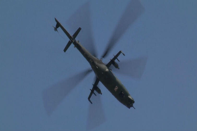 Mi-24 w powietrzu
