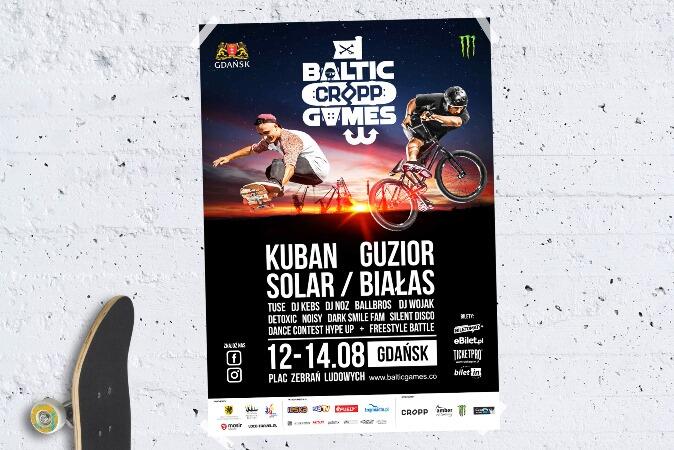 Plakat Cropp Baltic Games
