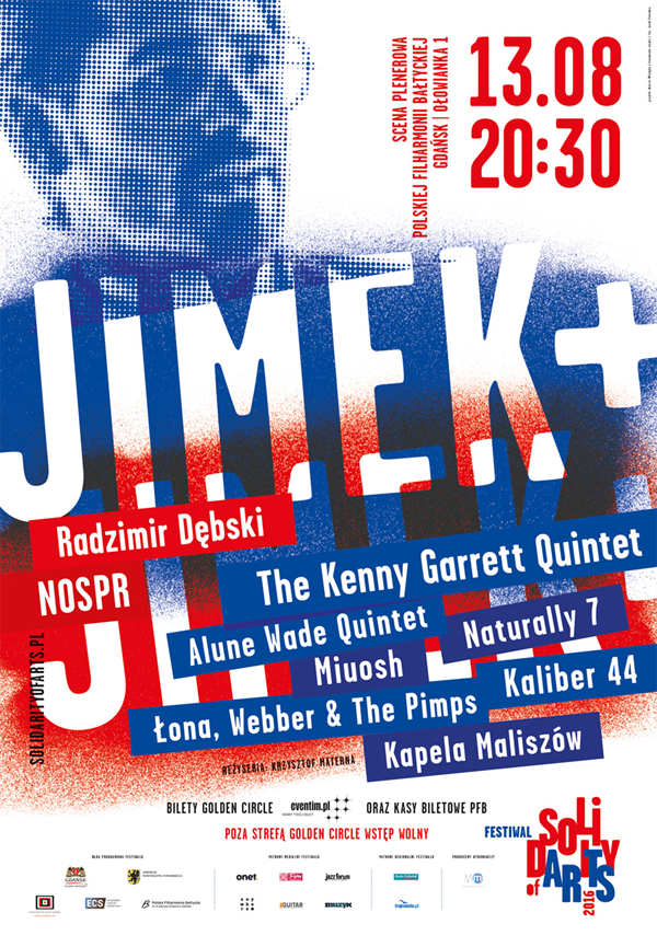 plakat promujący koncert Jimek+