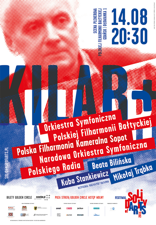 plakat promujący koncert Kilar+