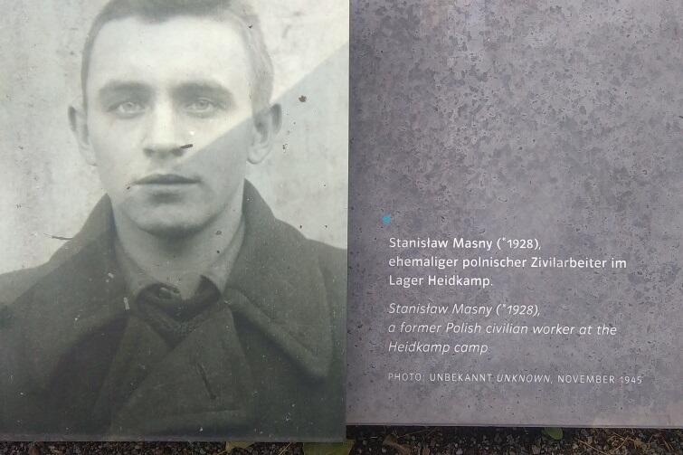 Stanisław Masny, polski robotnik przymusowy, który budował w Bremie bunkier u-bootów. 