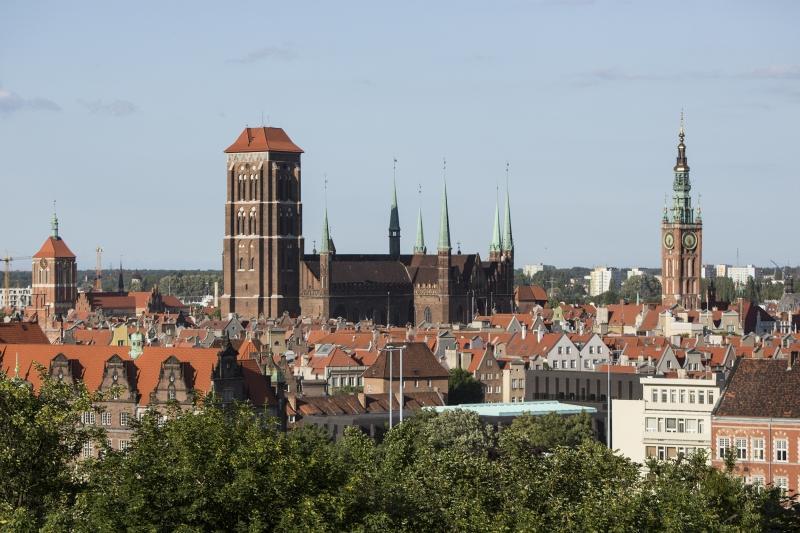 Gdańsk - widok z Biskupiej Górki 