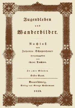 Strona tytułowa wspomnień Johanny Schopenhauer wydanych po jej śmierci
