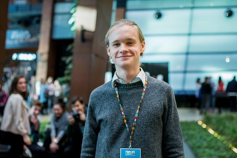 Kacper Rutkowski - jeden z organizatorów Forum Młodych