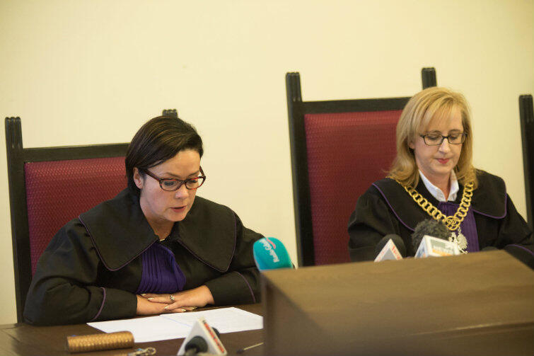 Od lewej: sędzia Małgorzata Westphal-Kowalska (referująca sprawę) i sędzia Marzena Albrecht (przewodnicząca składu orzekającego)