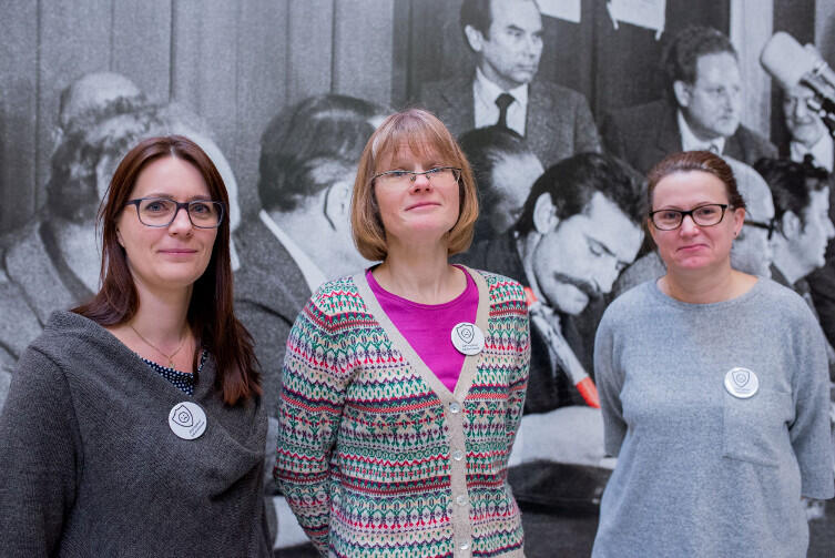 Komitet strajkowy zwykłych, wkurzonych matek. Od lewej: Anita Czarniecka, Anna Kacmajor i Ilona Kulikowska
