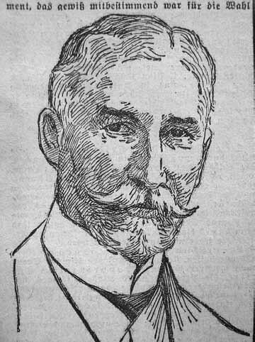 Pruski minister kolejnictwa Paul von Breitenbach (1850-1930)
