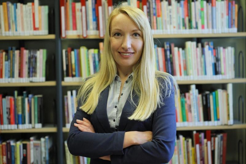 Magdalena Kruszyńska - kierownik Biblioteki Manhattan