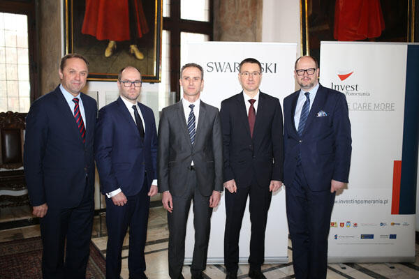 Uroczyste ogłoszenie inwestycji Swarovskiego odbyło się w Gdańsku 2 lutego.
