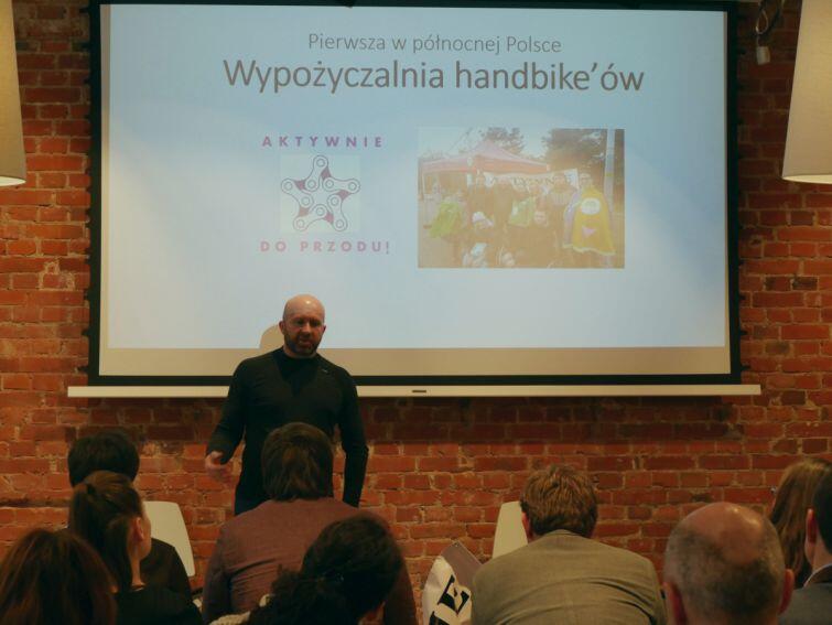 Michał Antoniuk: - Mój pomysł to wypożyczalnia handbike'ów czyli rowerów z napędem ręcznym 