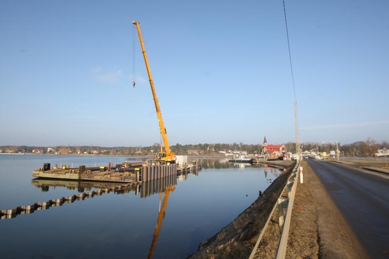 Budowa mostu na Wyspę Sobieszewską ruszyła pełną parą w styczniu 2017 r. 