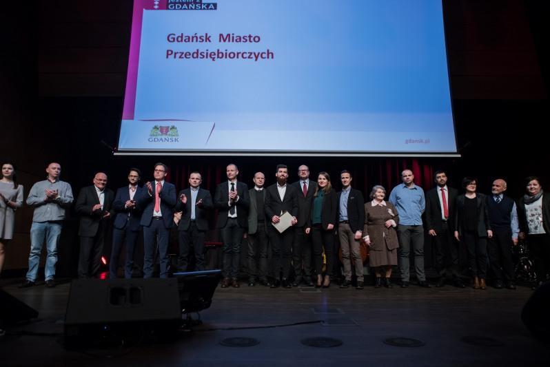 Laureaci tegorocznej edycji akcji Gdańsk Miasto Przedsiębiorczych