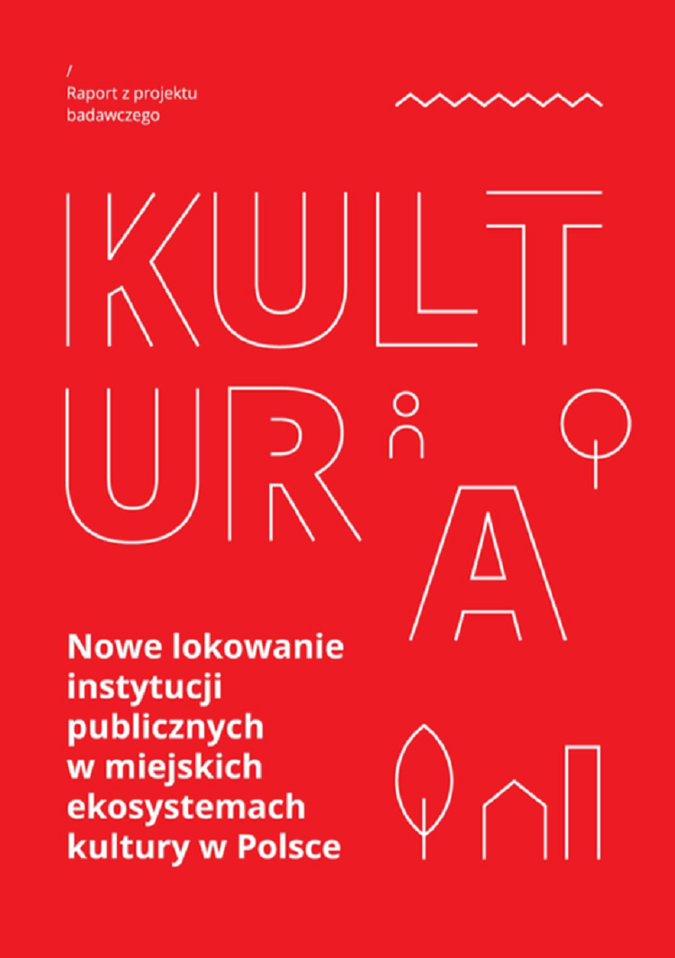 Plakat promujący raport „Nowe lokowanie instytucji publicznych”