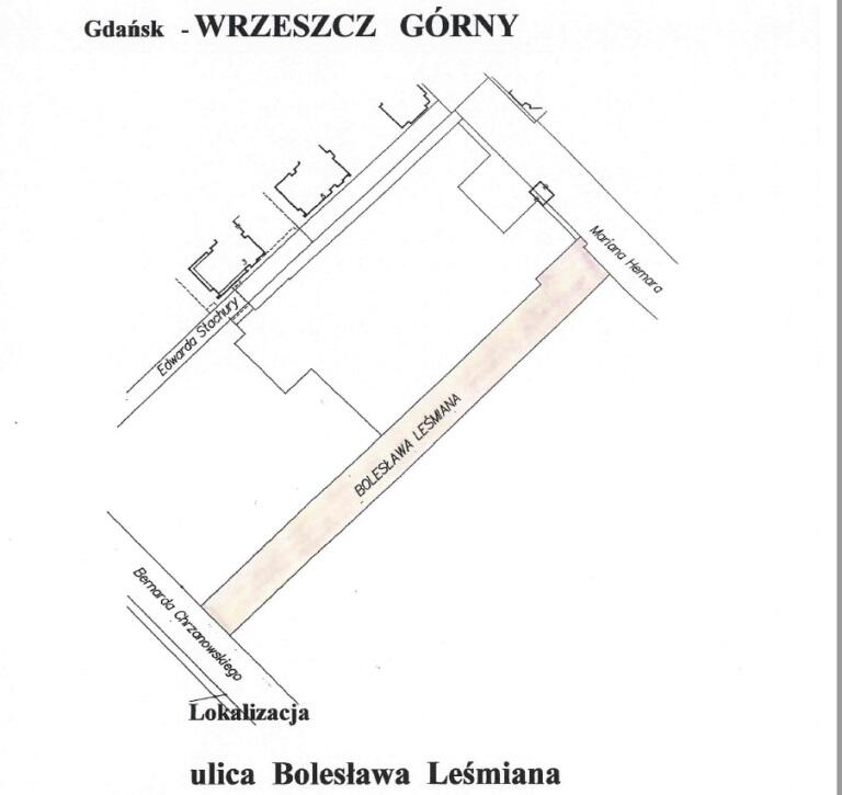 Lokalizacja ulicy Bolesława Leśmiana