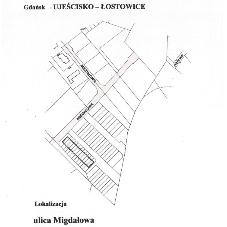 Lokalizacja ulicy Migdałowej