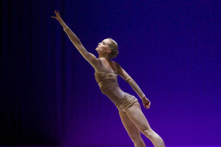Hanna Szychowicz z gdańskiej baletówki zdobyła pierwsze miejsce w kategorii tańca współczesnego w grupie starszej
