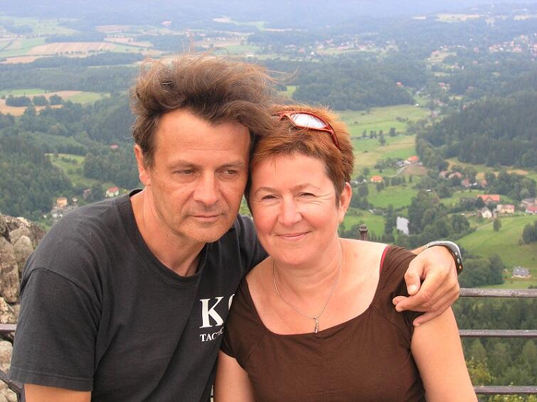 Marek Warzecha i Anna Ostrowska-Warzecha - zdjęcie z rodzinnego albumu 