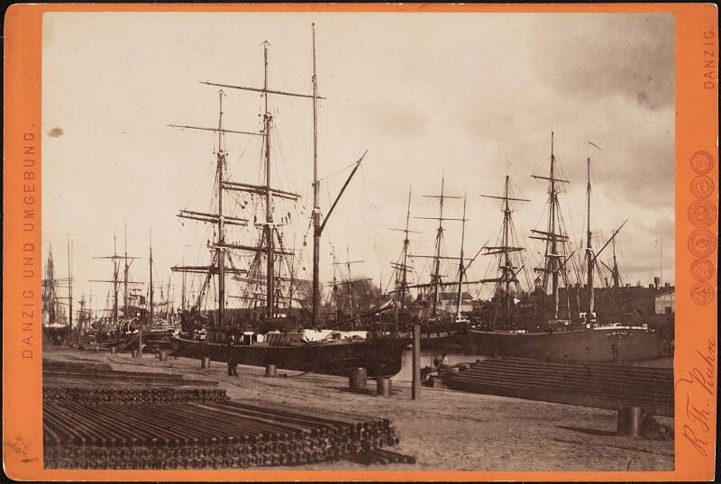 Statki w Nowym Porcie, 1881 r.