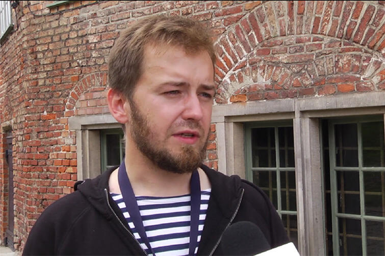 Maciej Flis z Muzeum Historycznego Miasta Gdańska, jeden z organizatorów historycznego festiwalu w Twierdzy Wisłoujście w Gdańsku