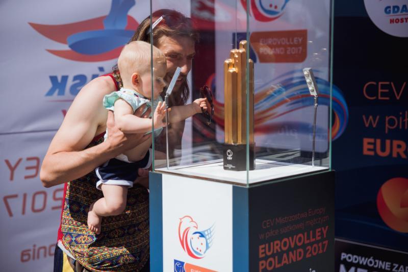Puchar mistrzów Europy w siatkówce zainteresował najmłodszych