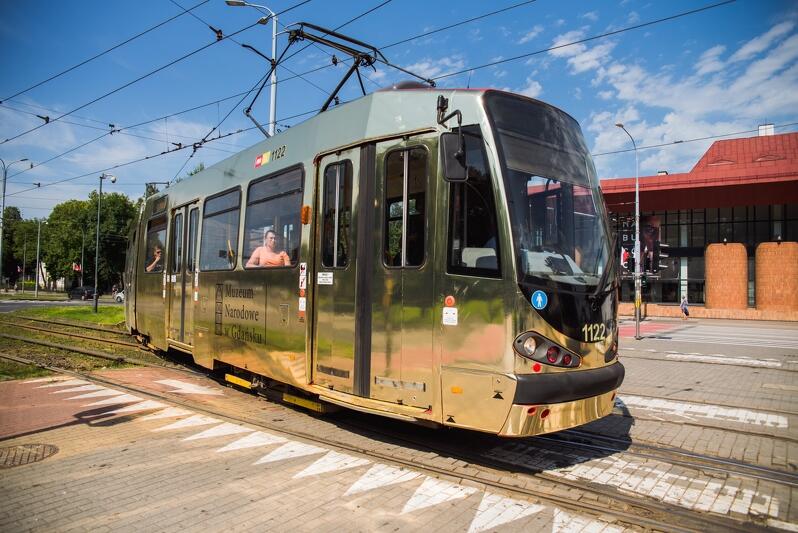 Złoty tramwaj jeździ po Gdańsku - 1 sierpnia na linii nr 3, ale nie obsługuje zawsze tej samej trasy