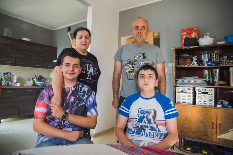 Rodzina Shmatovów przyjechała do Polski z Krymu trzy lata temu