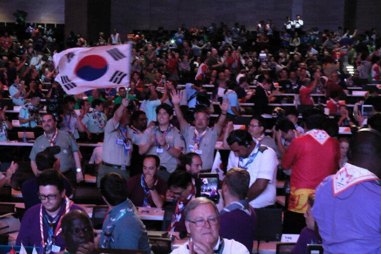 Radość Koreańczyków ze zwycięstwa byłą wielka - organizacja Jamboree 2023 to sprawa niezwykle ważna również dla rządu i gospodarki Korei Południowej