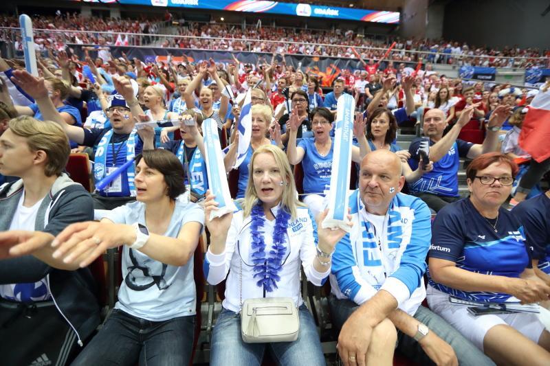 Do Gdańska przybyła bardzo silna ekipa fińskich fanów siatkówki
