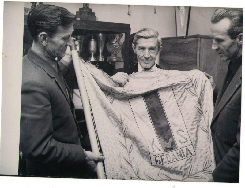 1972 rok, uroczystości 50-lecia Gedanii. Na zdjęciu od lewej: Jan, Klemens i Wincenty Kurowscy