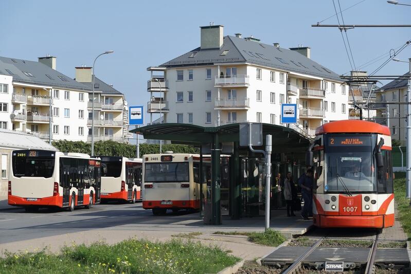 Pętla autobusowo - tramwajowa/ węzeł Świętokrzyska w Gdańsku