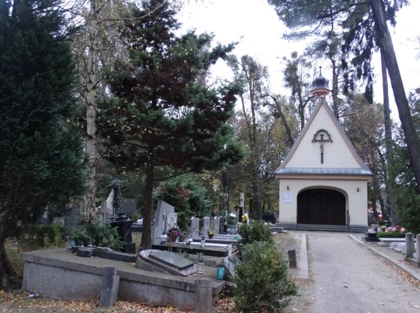 Kaplica na oliwskim cmentarzu